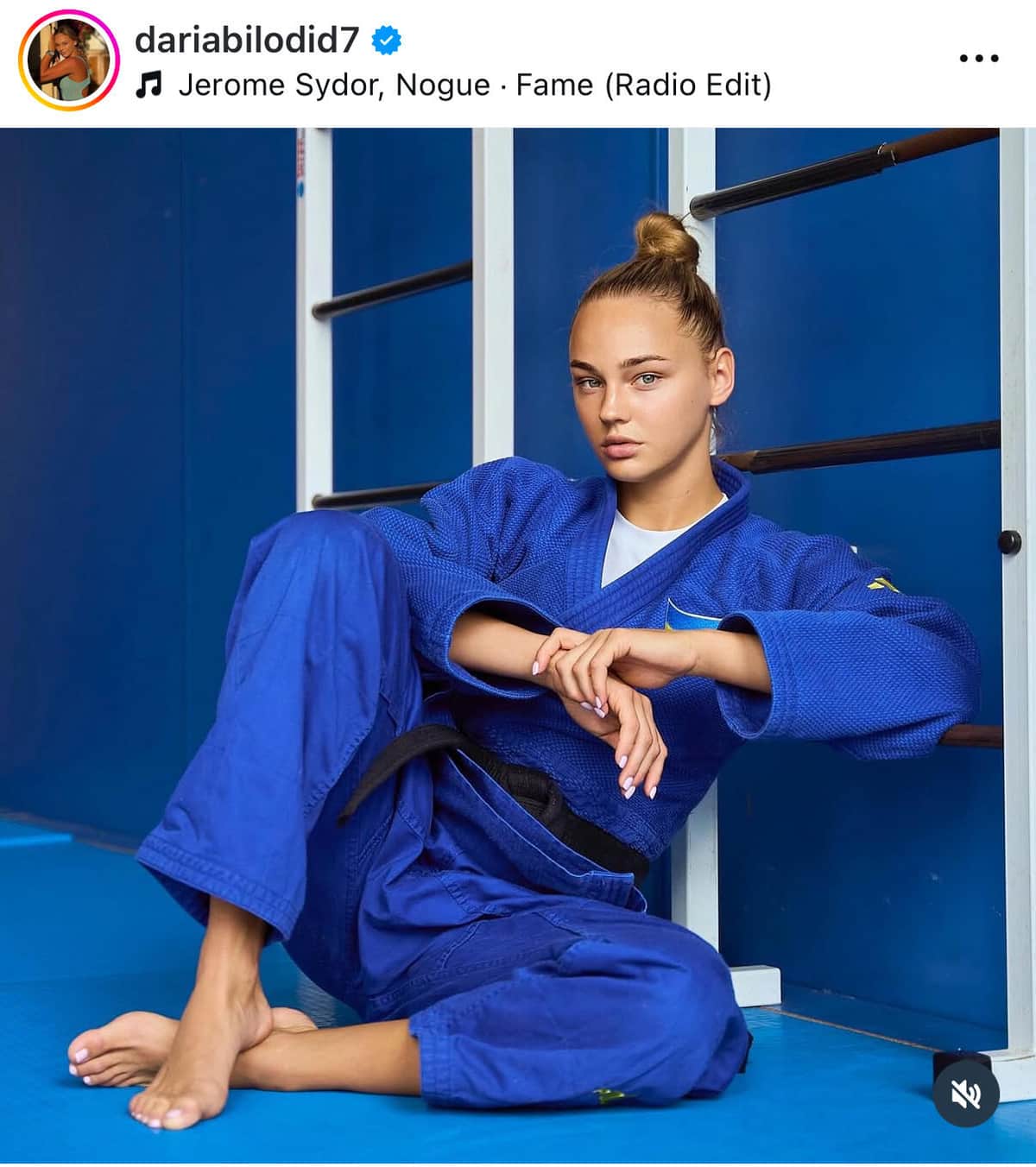 ウクライナ「9等身」美女柔道家ビロディド　ポニテなびかせ、朝のトレーニング...引き締まった肉体に惚れぼれ