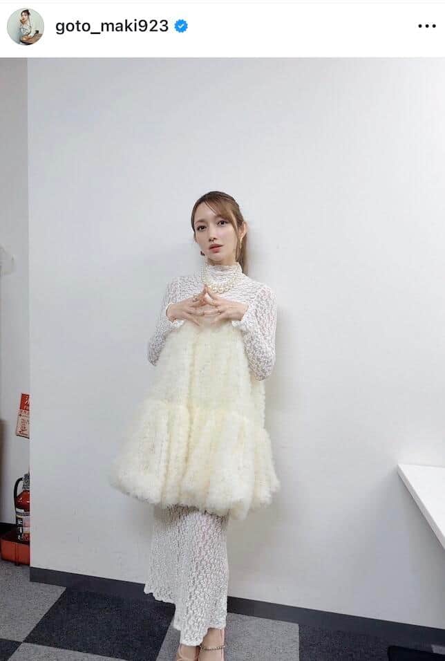 後藤真希さんのインスタグラム（＠goto_maki923）より