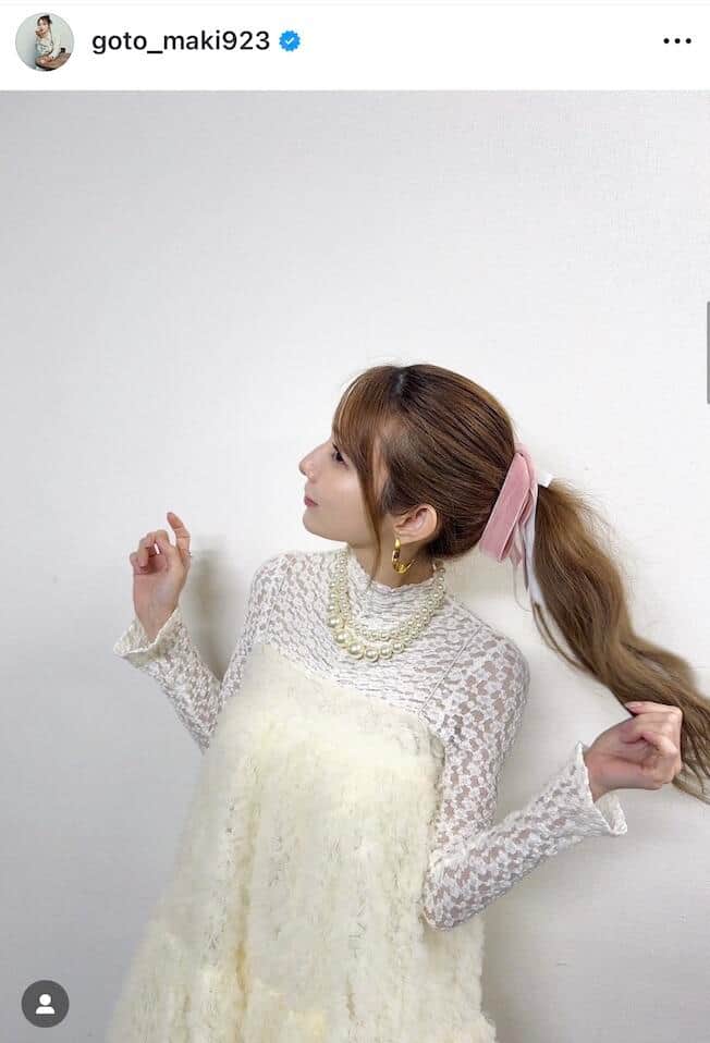 後藤真希さんのインスタグラム（＠goto_maki923）より