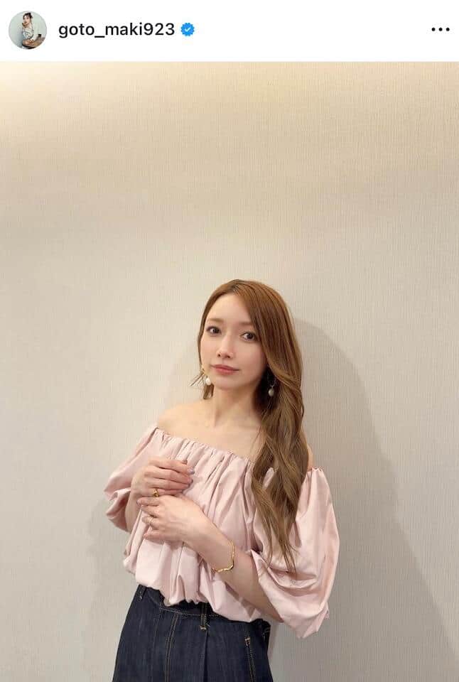 後藤真希さんのインスタグラム（＠goto_maki923）より