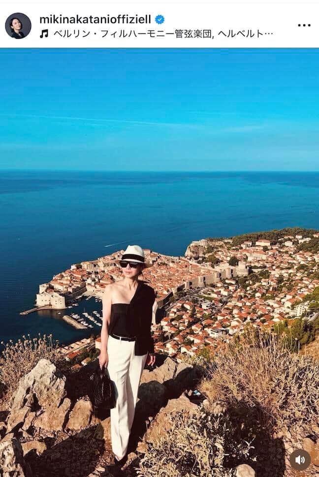 中谷美紀さんのインスタグラム（＠mikinakatanioffiziell）より