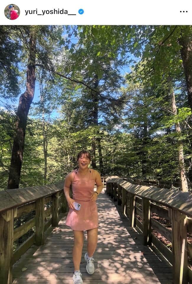 吉田優利選手のインスタグラム（＠yuri_yoshida__）より