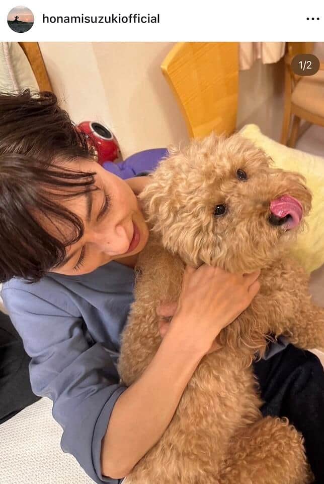 鈴木保奈美さんのインスタグラム（＠honamisuzukiofficial）より