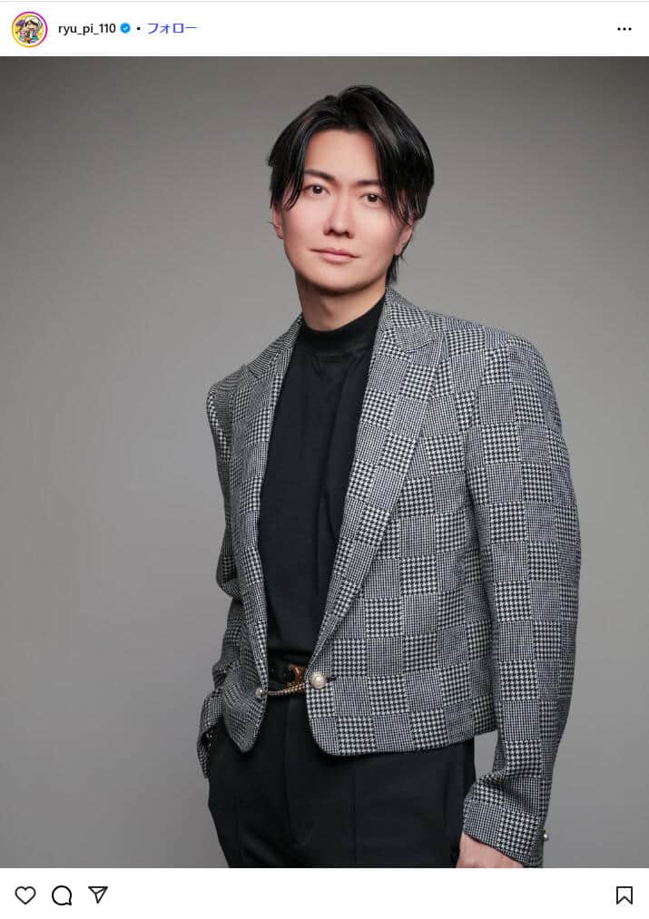 桑田龍征さんのインスタグラム（＠ryu_pi_110）より