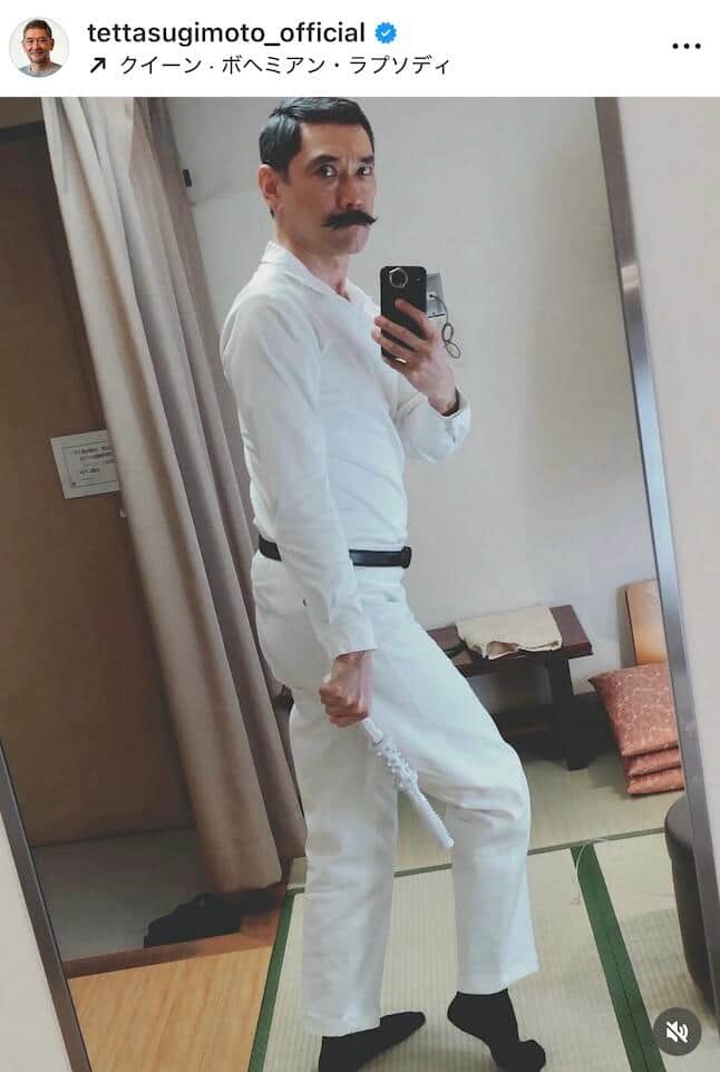 杉本哲太さんのインスタグラム（＠tettasugimoto_official）より