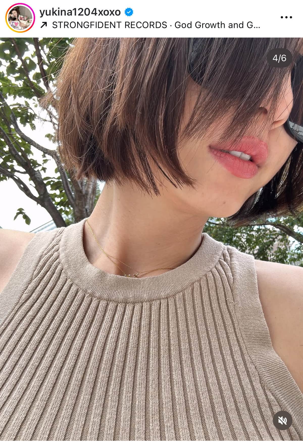 木下優樹菜さんのインスタグラム（＠yukina1204xoxo）より
