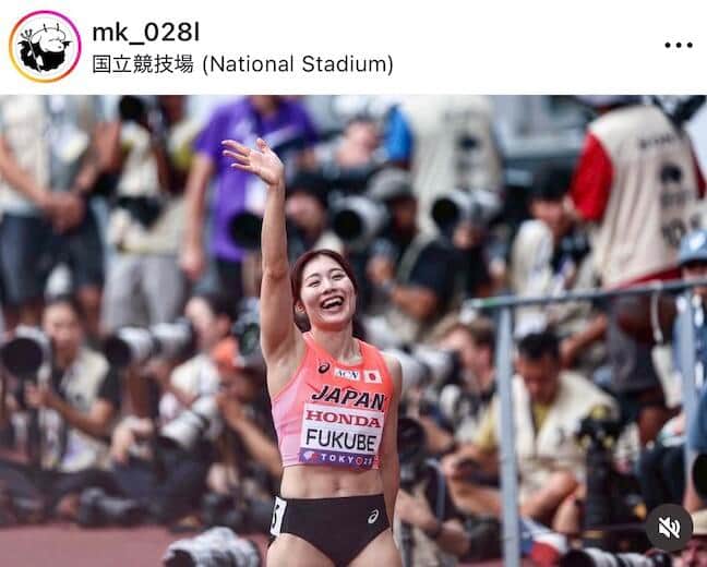 「菊池病」公表の女子100mハードル福部真子、「東京世界陸上」応援に感謝　「幸せだな、諦めんくてよかった」