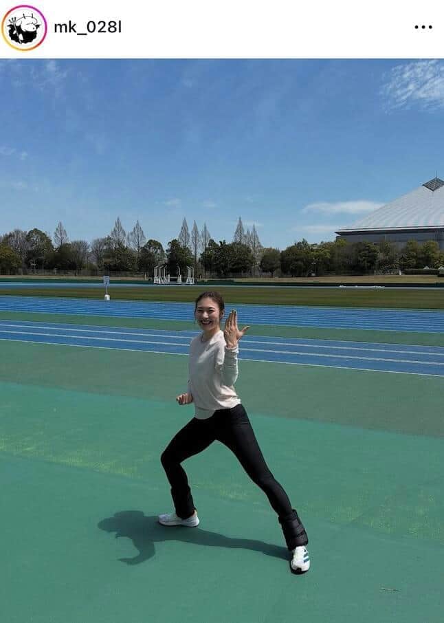 福部真子選手のインスタグラム（＠mk_028l）より