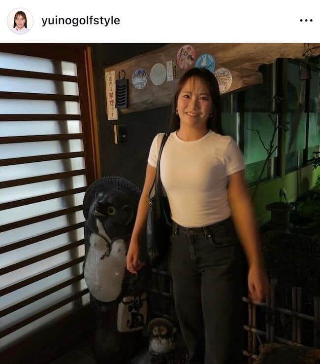 河本結さんのインスタグラム（＠yuinogolfstyle）より