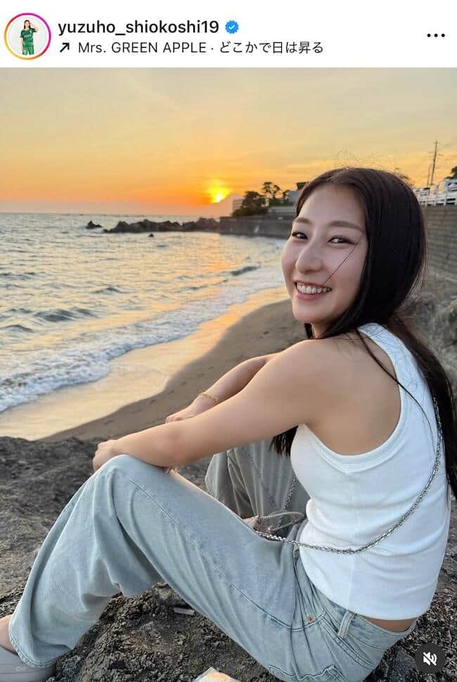 塩越柚歩さんのインスタグラム（＠yuzuho_shiokoshi19）より