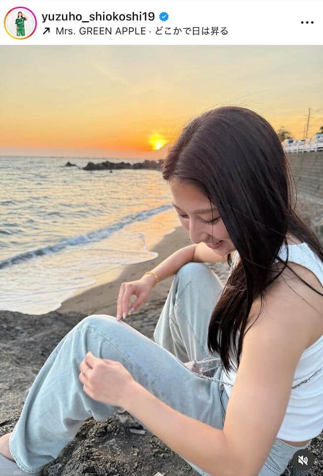 塩越柚歩さんのインスタグラム（＠yuzuho_shiokoshi19）より
