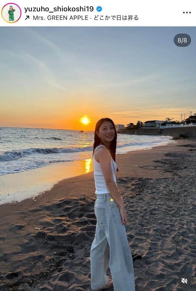 塩越柚歩さんのインスタグラム（＠yuzuho_shiokoshi19）より