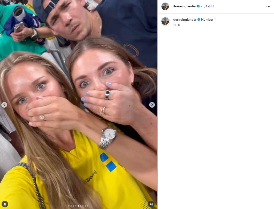 デシレ・イングランデルさんのインスタグラム（＠desireinglander）より