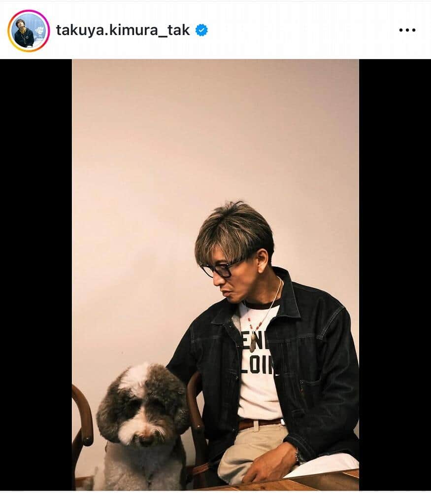 木村拓哉さんのインスタグラム（＠takuya.kimura_tak）より