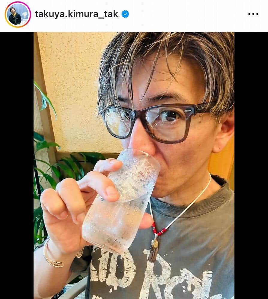 木村拓哉さんのインスタグラム（＠takuya.kimura_tak）より