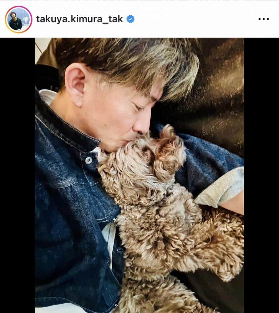 木村拓哉さんのインスタグラム（＠takuya.kimura_tak）より