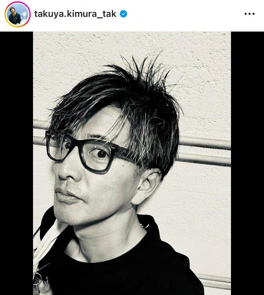 木村拓哉さんのインスタグラム（＠takuya.kimura_tak）より