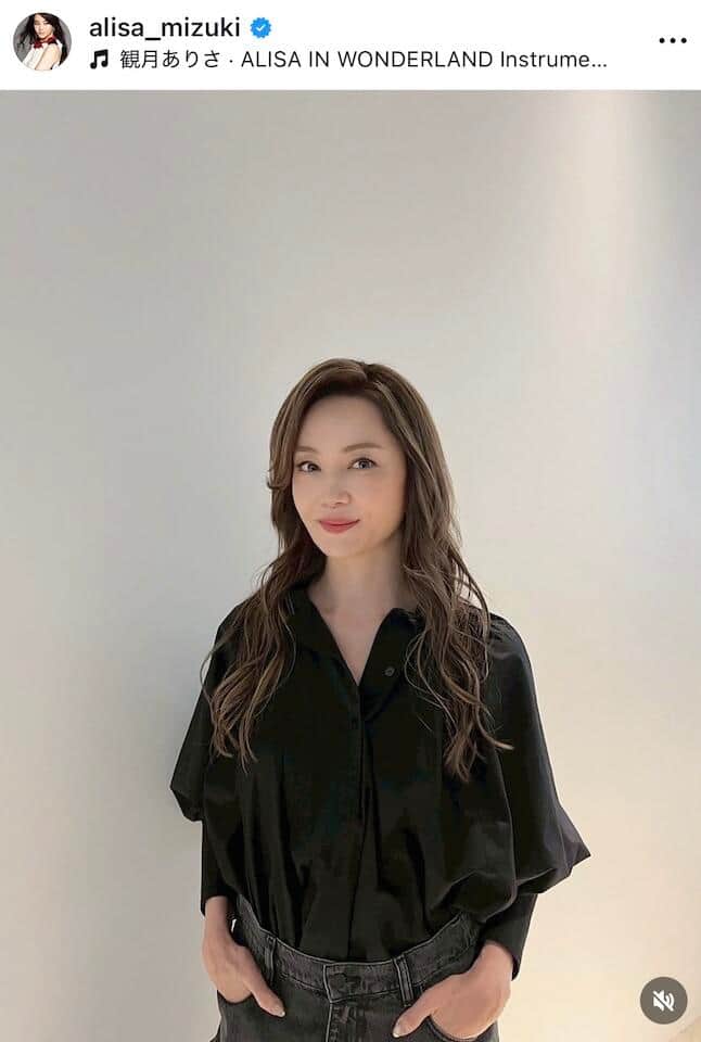 観月ありささんのインスタグラム（＠alisa_mizuki）より
