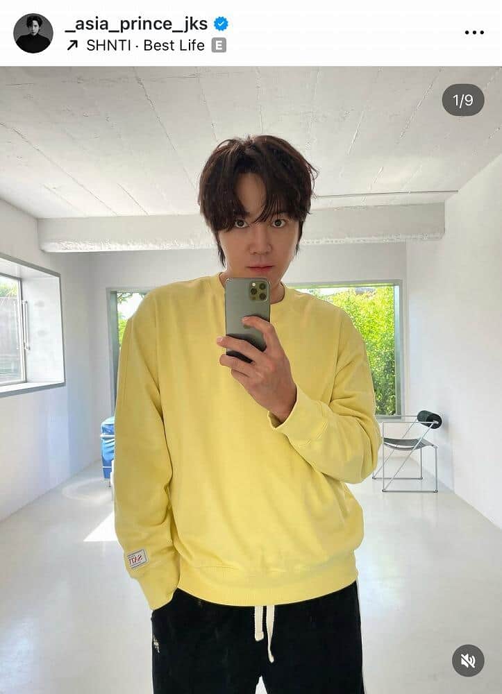 チャン・グンソクさんのインスタグラム（＠_asia_prince_jks）より