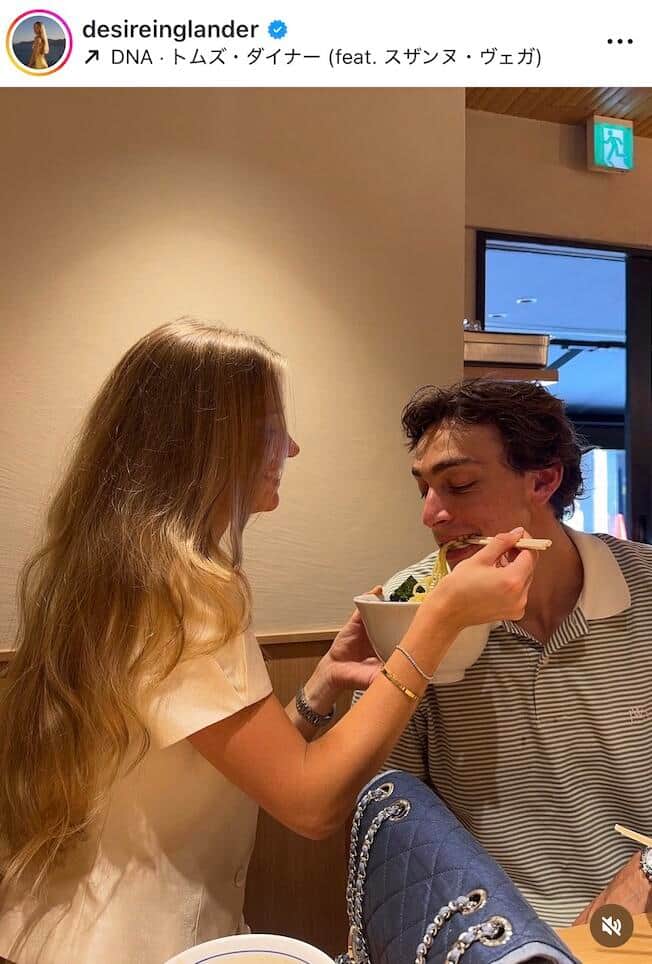 デシレ・イングランデルさんのインスタグラム（＠desireinglander）より