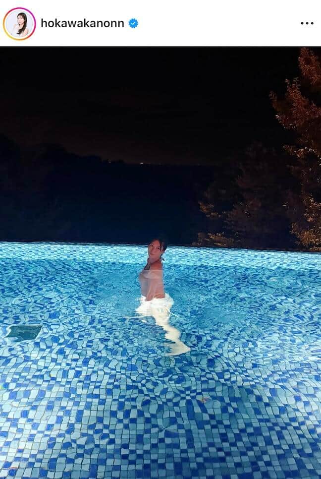 穂川果音さんのインスタグラム（＠hokawakanonn）より