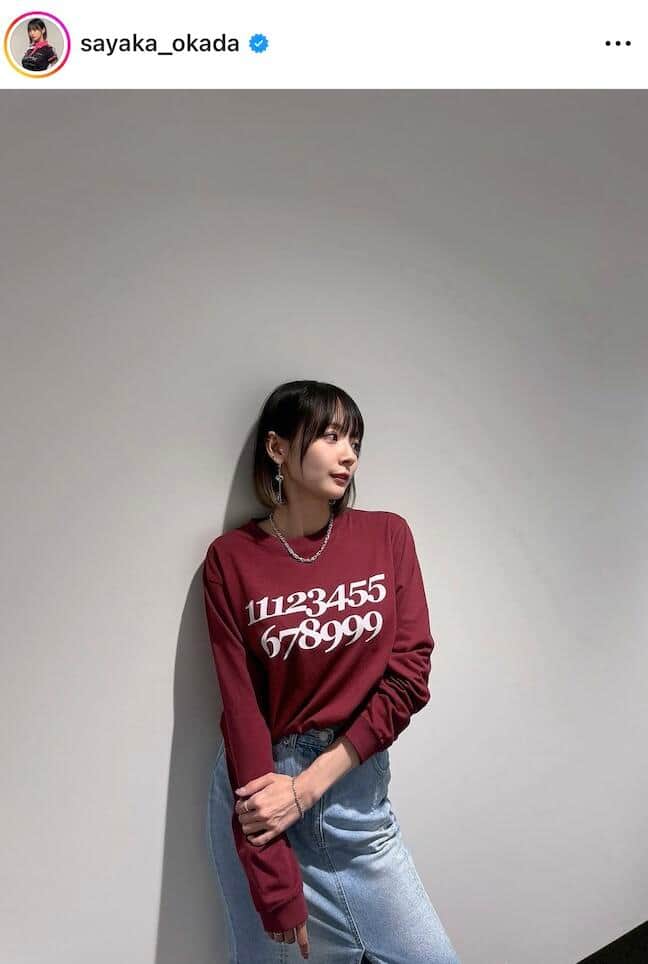 岡田紗佳さんのインスタグラム（＠sayaka_okada）より