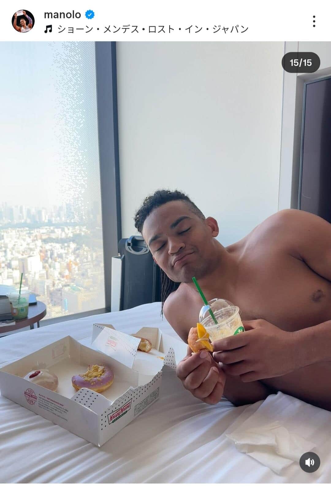 エマノイル・カラリス選手のインスタグラム（＠manolo）より