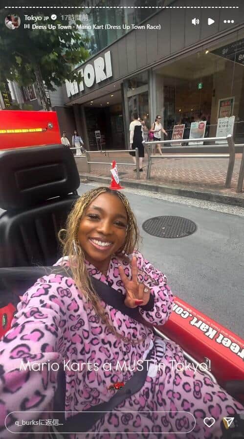 クアネシャ・バークス選手のインスタグラム（＠q_burks）より