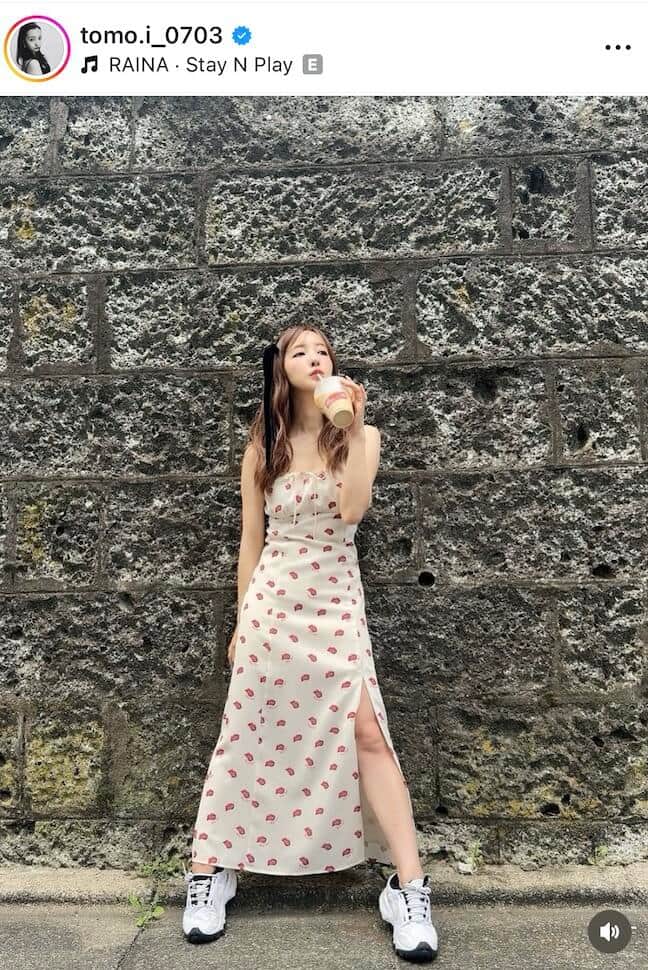 板野友美さんのインスタグラム（＠tomo.i_0703）より