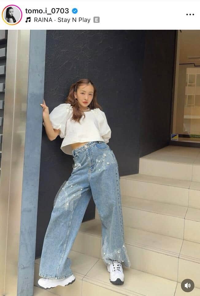 板野友美さんのインスタグラム（＠tomo.i_0703）より