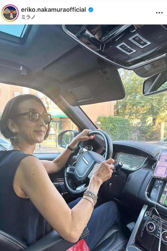 中村江里子さんのインスタグラム（＠eriko.nakamuraofficial）より