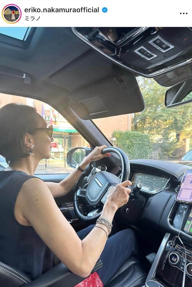 中村江里子さんのインスタグラム（＠eriko.nakamuraofficial）より