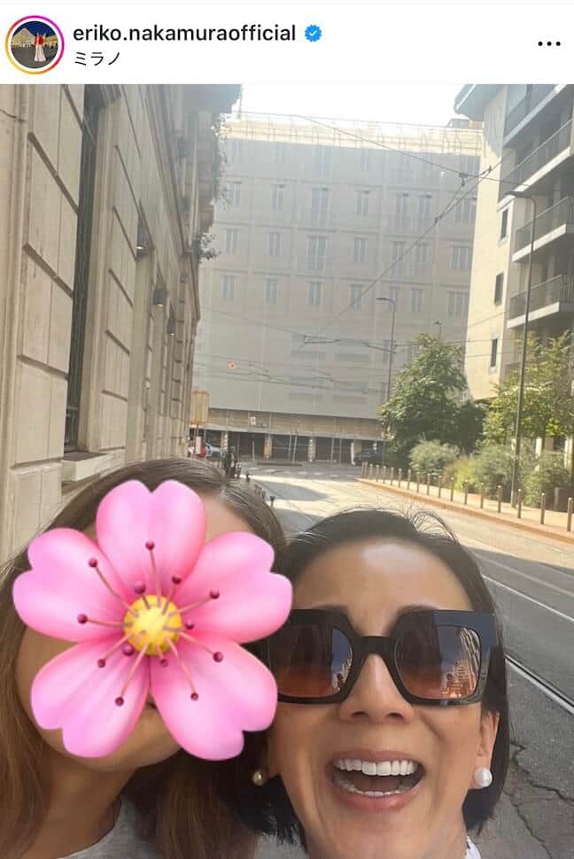 中村江里子さんのインスタグラム（＠eriko.nakamuraofficial）より