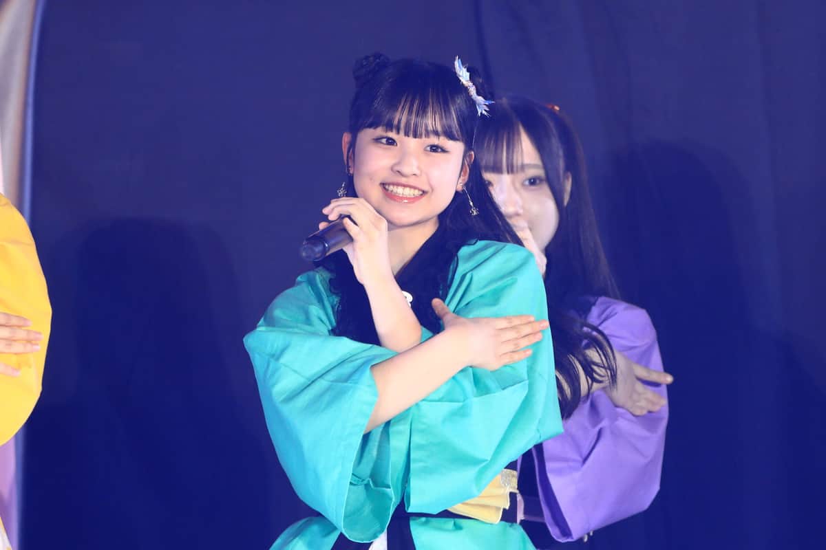 HKT48の龍頭綺音さん。NGT48メンバーからは「どんどん成長していっている」の声も
