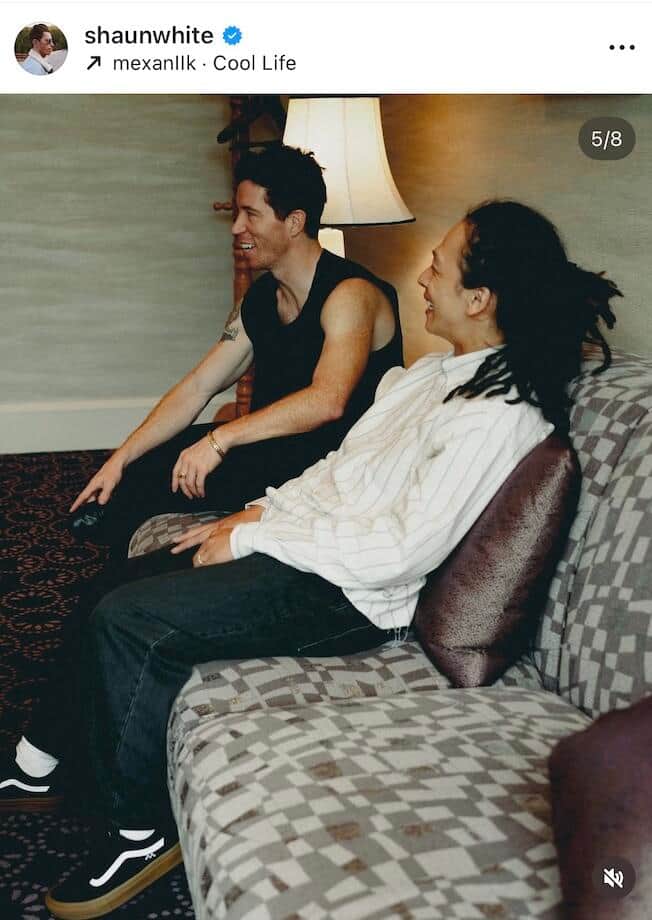 ショーン・ホワイトさんのインスタグラム（＠shaunwhite）より