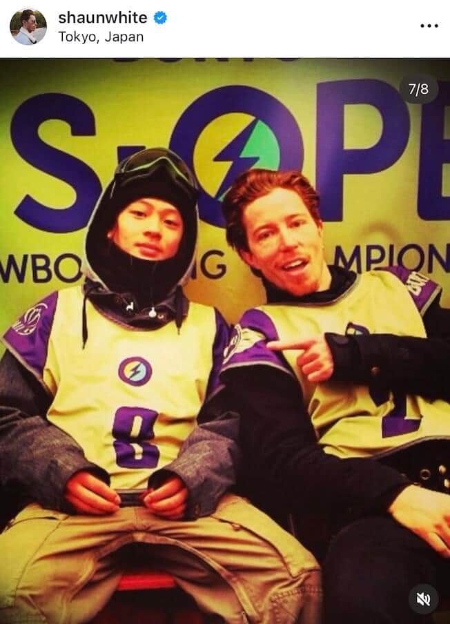 ショーン・ホワイトさんのインスタグラム（＠shaunwhite）より