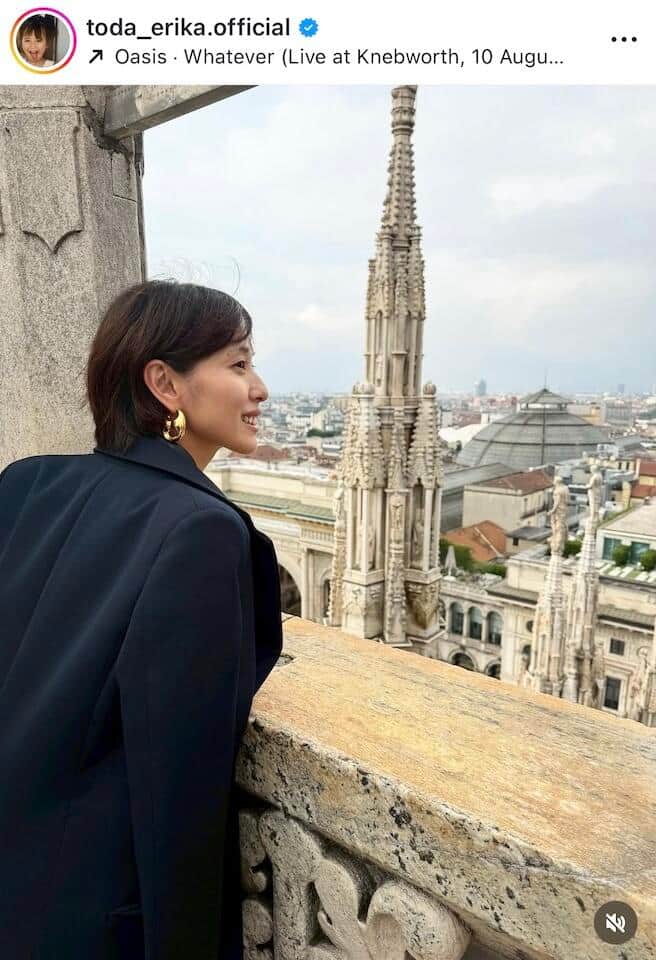 戸田恵梨香さんのインスタグラム（＠toda_erika.official）より