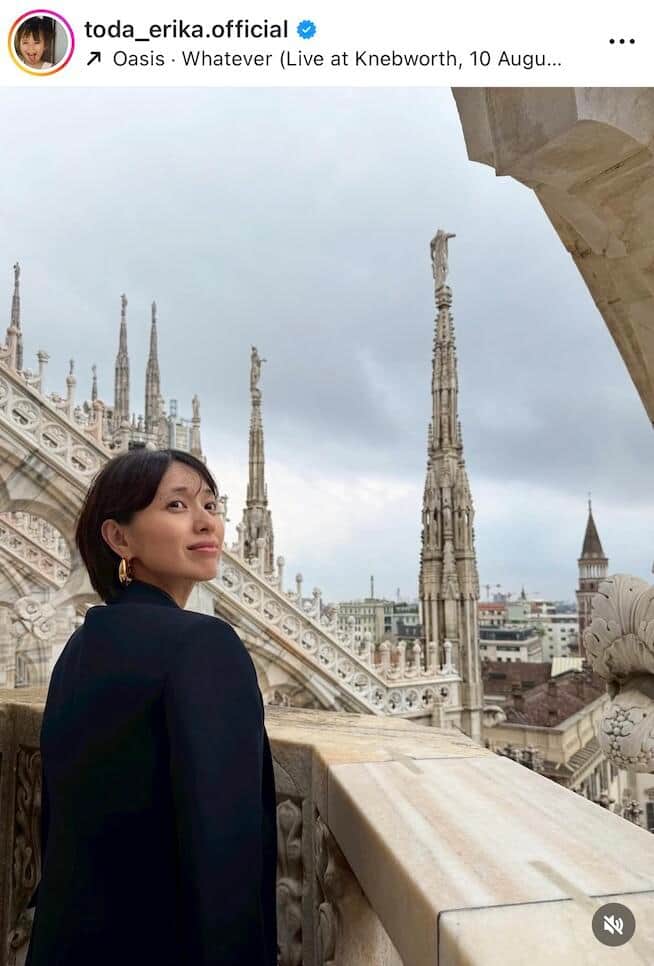 戸田恵梨香さんのインスタグラム（＠toda_erika.official）より