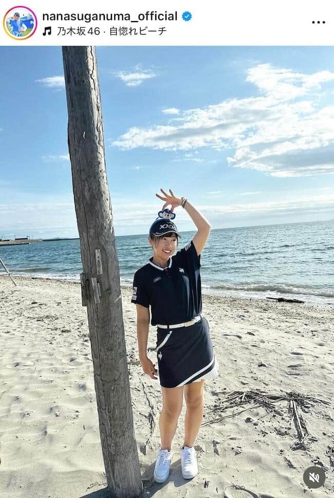 菅沼菜々さんのインスタグラム（＠nanasuganuma_official）より