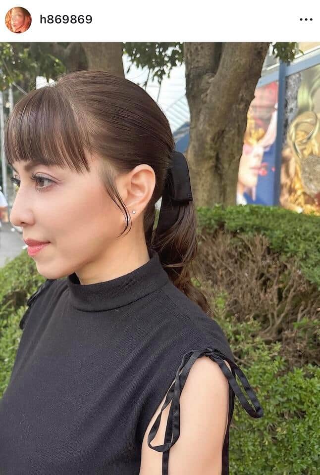 西本はるかさんのインスタグラム（＠h869869）より