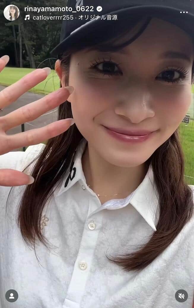 山本里菜さんのインスタグラム（＠rinayamamoto_0622）より