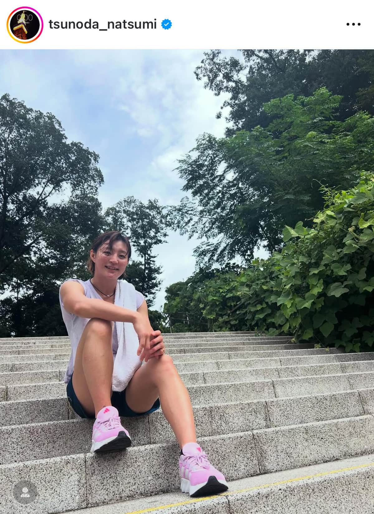角田夏美さんのインスタグラム（＠tsunoda_natsumi）より

