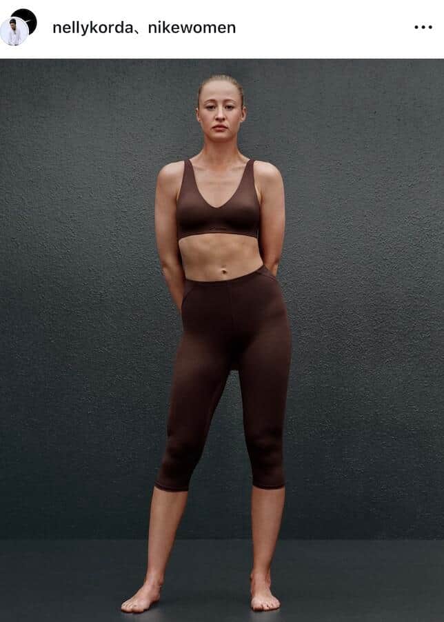 ネリー・コルダ選手のインスタグラム（＠nellykorda）より