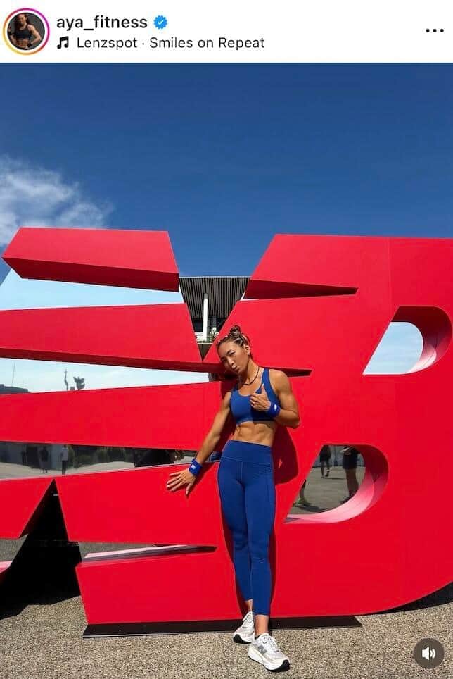 AYAさんのインスタグラム（＠aya_fitness）より