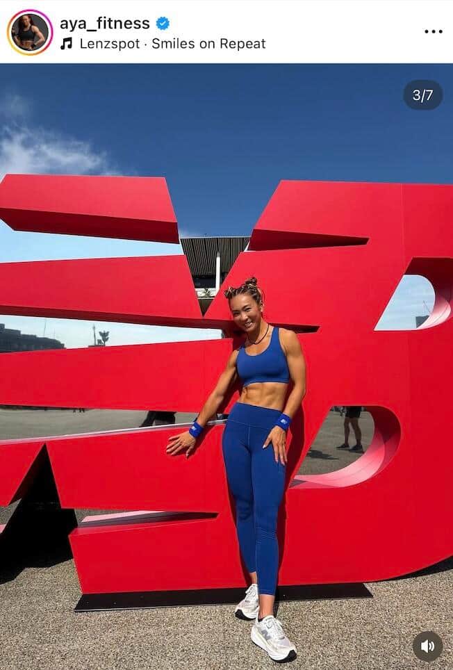AYAさんのインスタグラム（＠aya_fitness）より