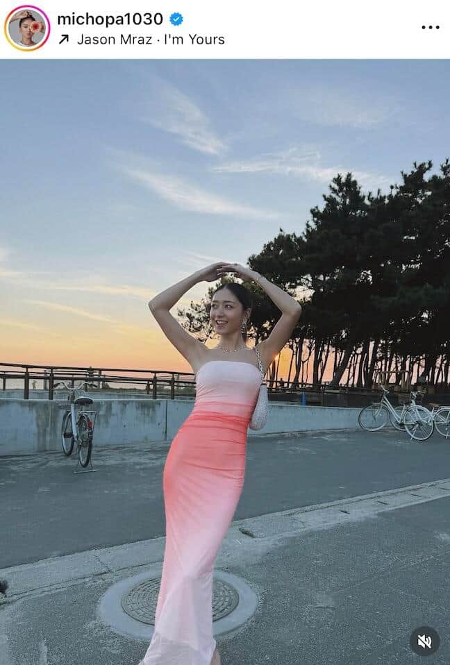 みちょぱさんのインスタグラム（＠michopa1030）より