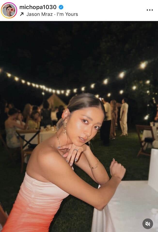 みちょぱさんのインスタグラム（＠michopa1030）より