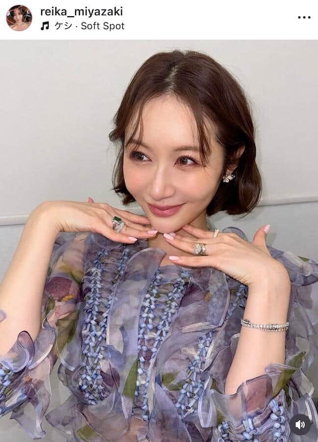 宮崎麗果さんのインスタグラム（＠reika_miyazaki）より