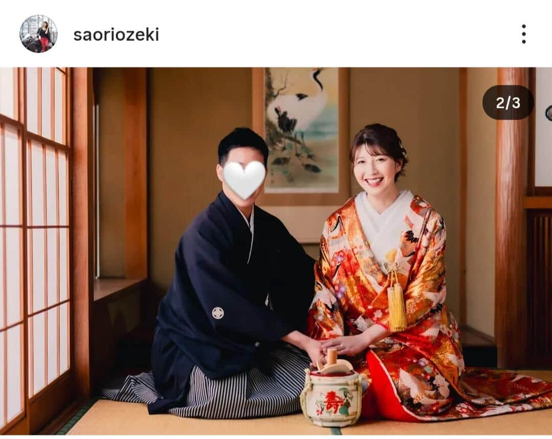 大関さおりさんのインスタグラム（＠saoriozeki）より