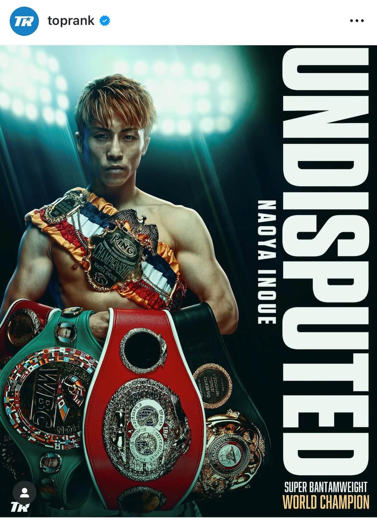 井上尚弥は「偉大だが伝説ではない」、ライト級挑戦で「史上最高の選手」に...「クロフォードは止まらなかった」【米メディア】